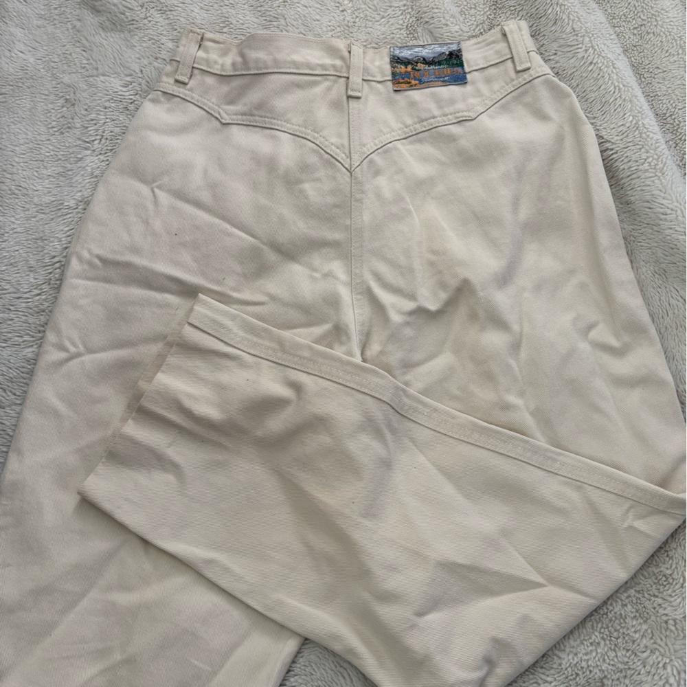 Vintage cream Rockies jeans